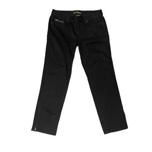 Ann Taylor Womens Black Pants 2 Lindsay Waist Modern Fit Cropped Ankle Zip